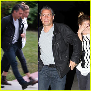 Amber Heard Grabs Dinner with Talent Agent Christian Carino
