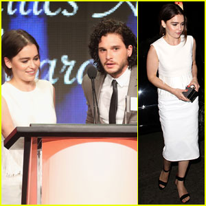 Emilia Clarke & Kit Harington: 'Game of Thrones' Wins Best Drama at TCA Awards 2013