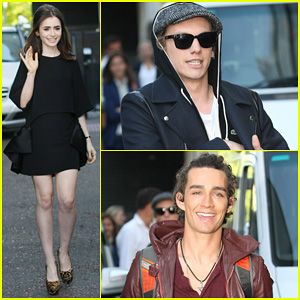 Lily Collins & Jamie Campbell Bower: ITV Studios Visit!