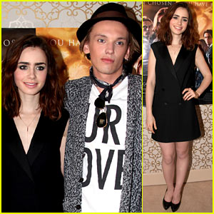 Lily Collins & Jamie Campbell Bower: 'Mortal Instruments' Norway Photo Call!