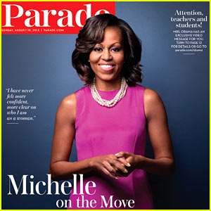 Michelle Obama Talks Her Famous Bangs, Turning 50 to ‘Parade
