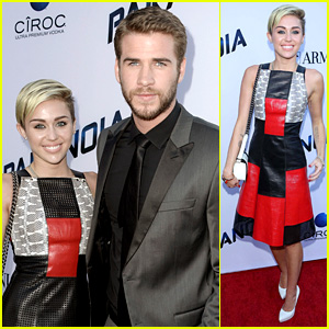 Miley Cyrus & Liam Hemsworth: 'Paranoia' Premiere Pair!