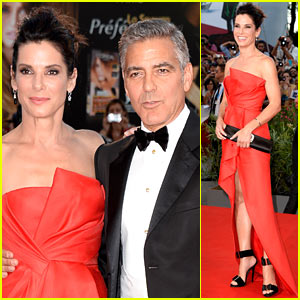 Sandra Bullock & George Clooney: 'Gravity' Venice Film Festival Premiere!