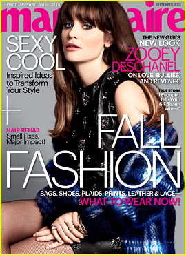 Zooey Deschanel Covers 'Marie Claire' September 2013