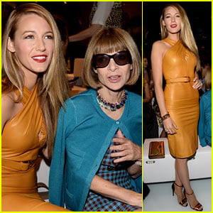 Blake Lively: Gucci Milan Fashion Show with Anna Wintour!