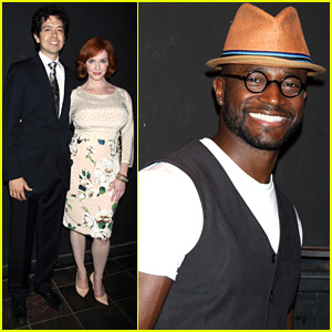 Christina Hendricks & Taye Diggs: 'Everything Is Ours' Opening!
