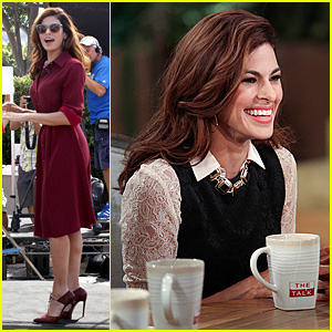 Eva Mendes Grades Her Past Fashion Choices on 'The Talk'