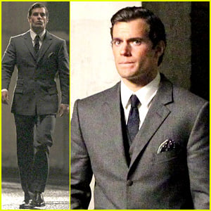 Henry Cavill Suits Up on 'Man from U.N.C.L.E.' Set!