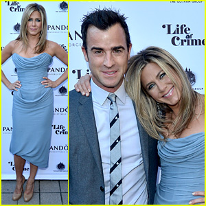 Jennifer Aniston: 'Life of Crime' Cocktails with Justin Theroux!