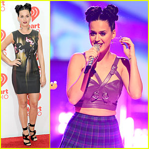 Katy Perry Bares Midriff at iHeartRadio Music Festival!
