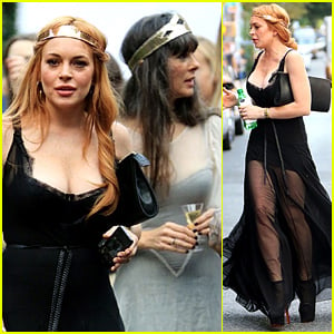 Lindsay Lohan Supports Sister Aliana at 'Saints of the Zodaic'