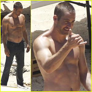 Paul Walker: Shirtless 'Cool Water' Cologne Photo Shoot!