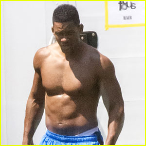 Will Smith: Shirtless Fighting Moves For 'Focus'!