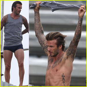 David Beckham Shows Underwear, Goes Shirtless for 'H&M'!