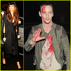 Jonathan Rhys-Meyers is Bloody Hot at Halloween Party!