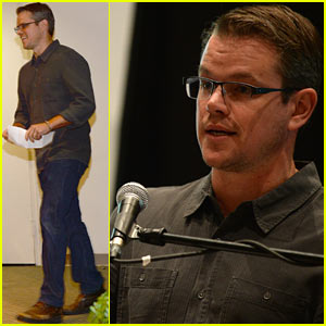 Matt Damon: Education on the Edge Lecture Series Speaker!