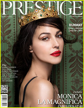 Monica Bellucci Covers 'Prestige Hong Kong' October 2013