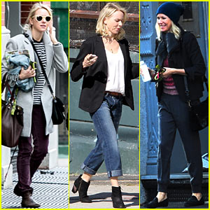 Naomi Watts Bundles Up for Fall in New York City!