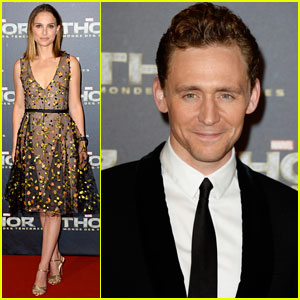 Natalie Portman & Tom Hiddleston: 'Thor' Paris Premiere