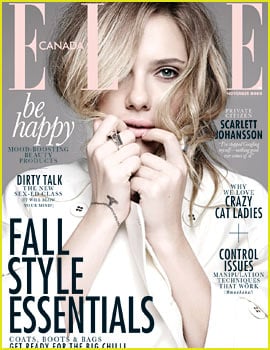 Scarlett Johansson Covers 'Elle Canada' November 2013