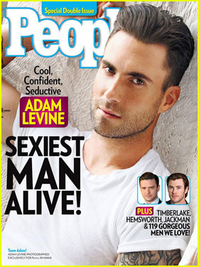 Adam Levine: People's Sexiest Man Alive 2013!