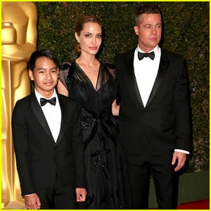Angelina Jolie & Brad Pitt: Governors Awards 2013 with Maddox!