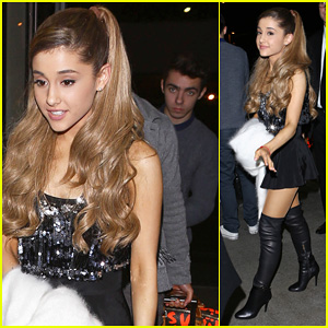 Ariana Grande: LAX with Nathan Sykes After AMAs 2013 Win!