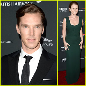 Benedict Cumberbatch & Alice Eve - BAFTA Britannia Awards 2013 Red Carpet