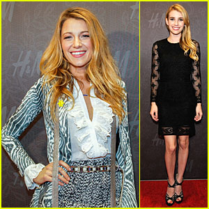 Blake Lively & Emma Roberts: H&M New Orleans Store Opening!