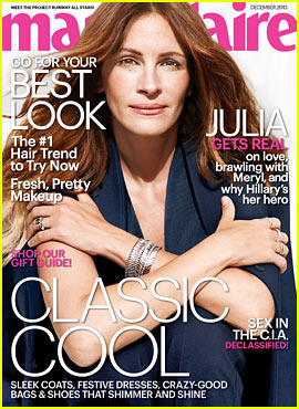 Julia Roberts Covers 'Marie Claire' December 2013