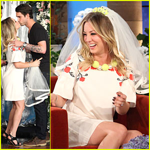 Kaley Cuoco: Fake Wedding to Ryan Sweeting on 'Ellen'!