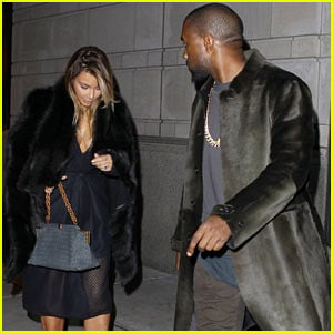 Kim Kardashian & Kanye West Grab Dinner in Philadelphia!