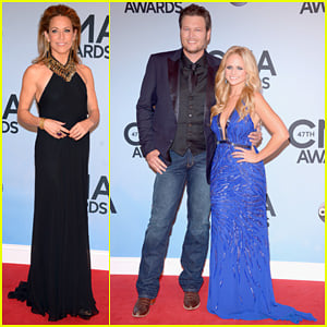 Miranda Lambert & Blake Shelton - CMA Awards 2013 Red Carpet