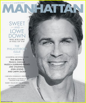 Rob Lowe Covers 'Manhattan' Magazine's Philanthropy Issue!