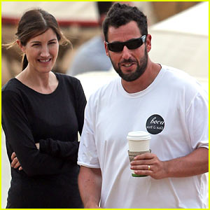 Adam Sandler Spends Relaxing Beach Day with Wife Jackie!