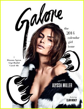 Alyssa Miller Flaunts Her Assets for 'Galore' (Exclusive)