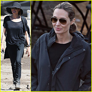 Angelina Jolie: 'Unbroken' Work Day in Sydney!