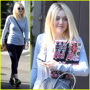 Dakota Fanning: Friday at Fred Segal with Mom Heather