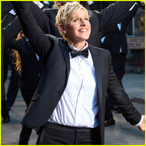 Ellen DeGeneres Dances in the Streets in First Oscars Promo!