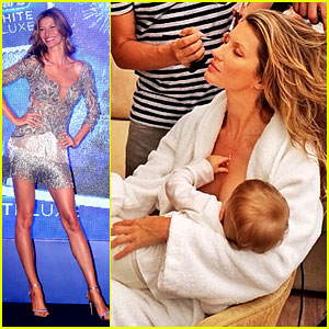 Gisele Bundchen Shares Breastfeeding Pic Before Oral B Event