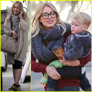 Hilary Duff: Busy Weekend with Her Boys!