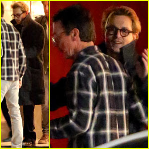 Johnny Depp Hugs Pal Goodbye After Holiday Shopping Trip
