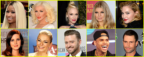 Just Jared's Most Popular Music Acts 2013