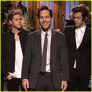 One Direction: 'Saturday Night Live' Opening Monologue with Paul Rudd! (Videos)