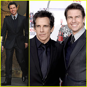Tom Cruise Honors Ben Stiller at Hand & Footprint Ceremony!