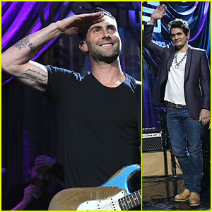 Adam Levine & John Mayer: Rockers at Howard Stern's Birthday Bash!