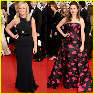 Tina Fey & Amy Poehler - Golden Globes 2014 Red Carpet