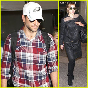 Bradley Cooper & Suki Waterhouse: LAX Arrival in the New Year!