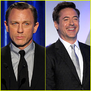 Daniel Craig & Robert Downey, Jr. - Producers Guild Awards 2014