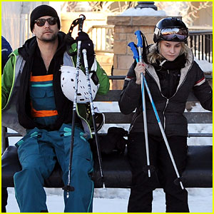 Diane Kruger & Joshua Jackson Go Skiing at Sundance!